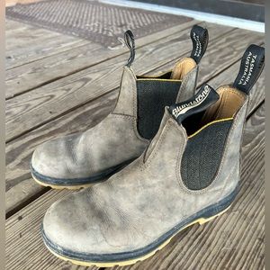 Blundstone #1944 WOMEN'S CLASSICS CHELSEA BOOTS - RUSTIC BROWN / MUSTARD